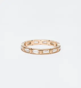 0.85 ct Wheat Baguette Eternity Band