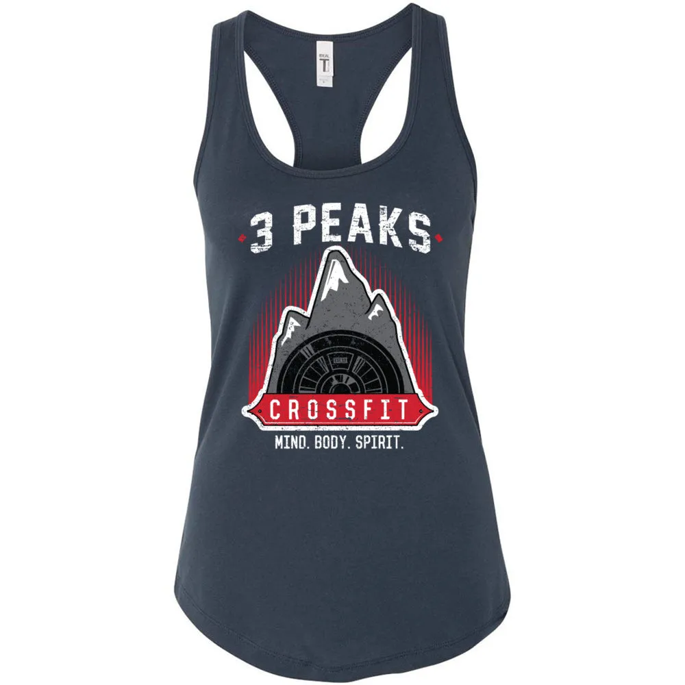 3 Peak CrossFit - 100 - Stacked - Women's Tank