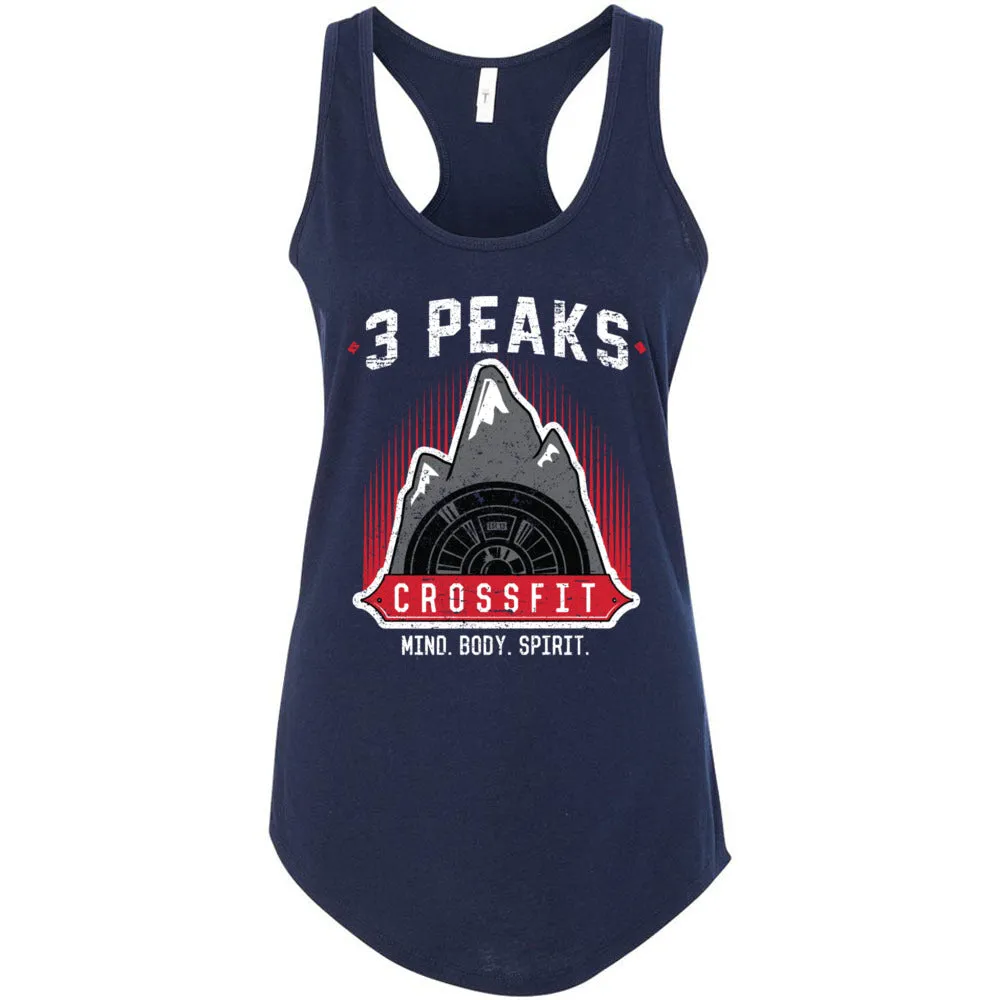 3 Peak CrossFit - 100 - Stacked - Women's Tank