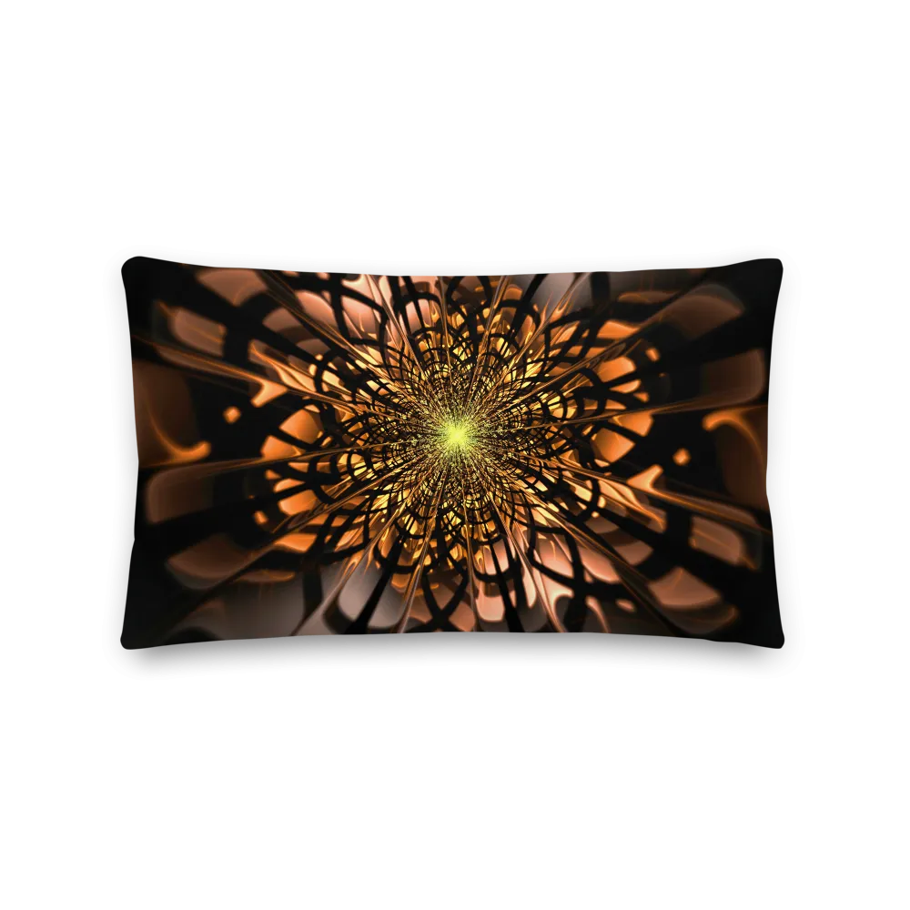 Abstract Flower 02 Rectangle Premium Pillow