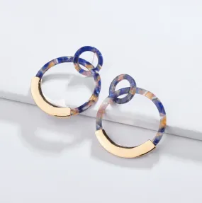 Addy Resin Hoop Earrings