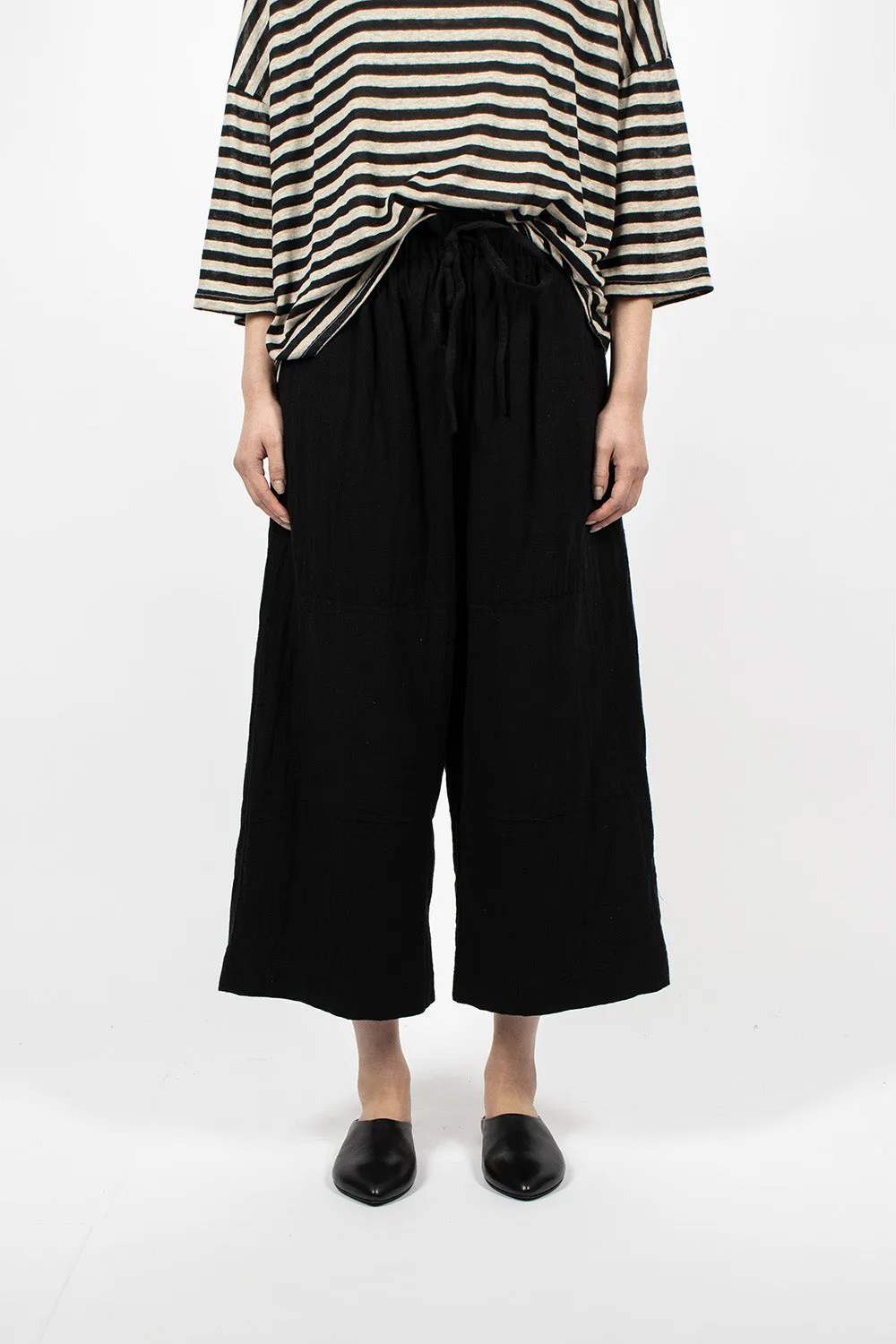 Azumadaki Quilt Pants Black