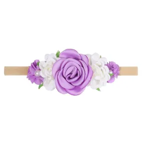 Baby Girl Flower Crown Headpiece #3