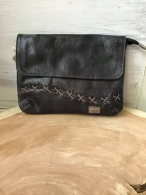 Bed|Stu Cleo Black Icicle Rustic Crossbody Purse