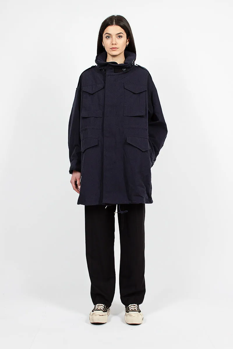 Bickle Gabardine Coat Navy