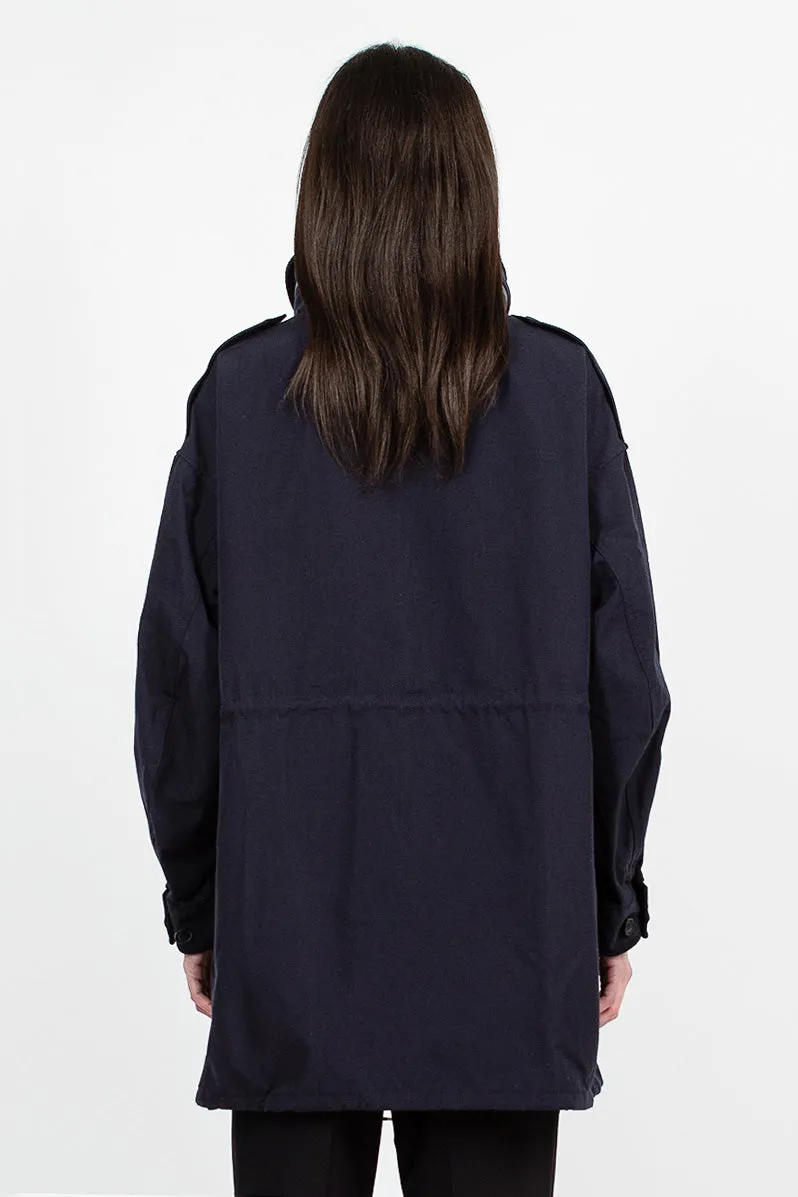 Bickle Gabardine Coat Navy