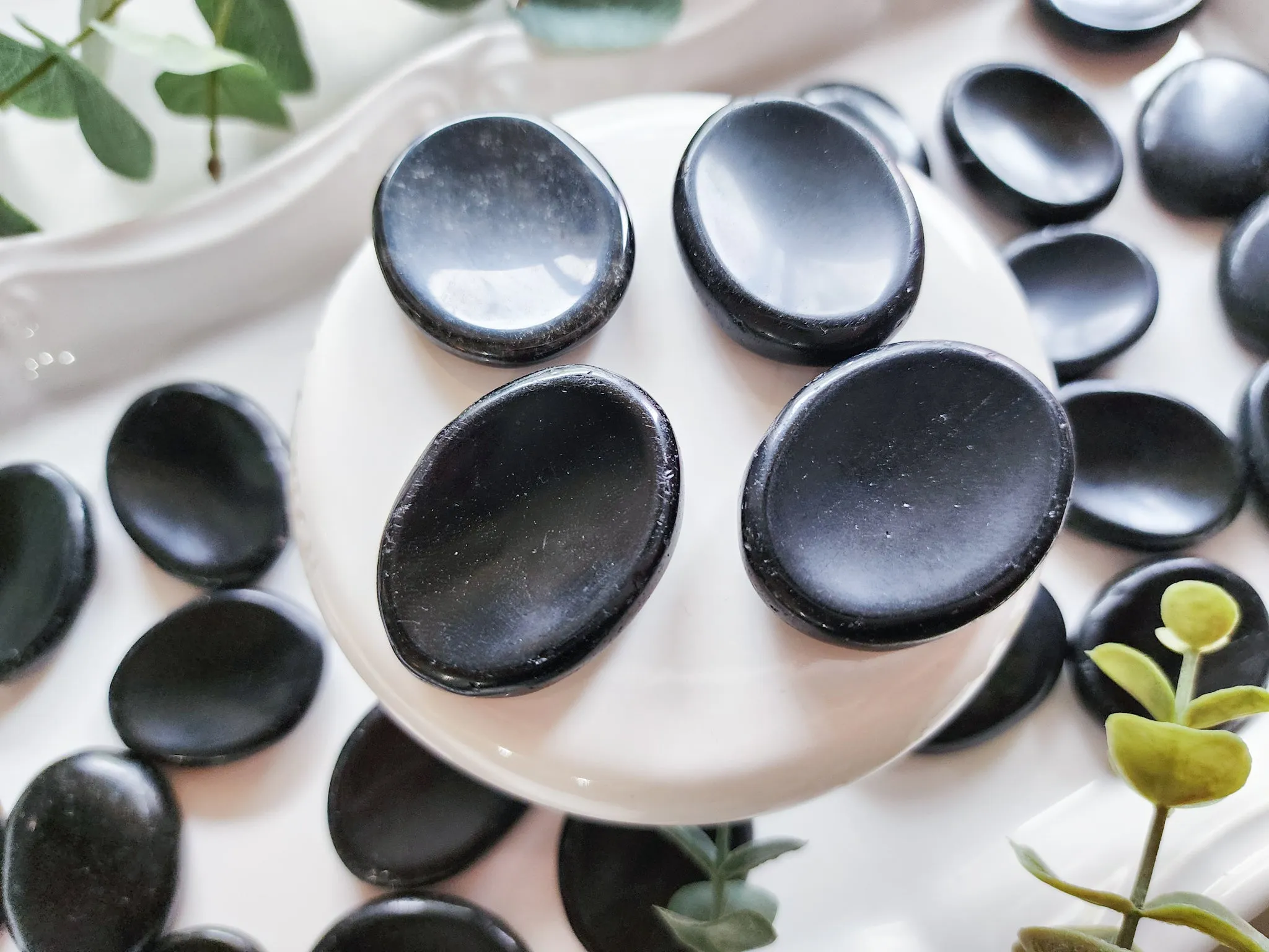 Black Obsidian Mini Worry Stone