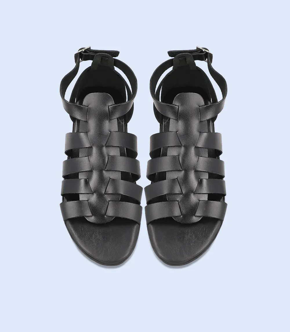 BM4853-BLACK-Men Sandal