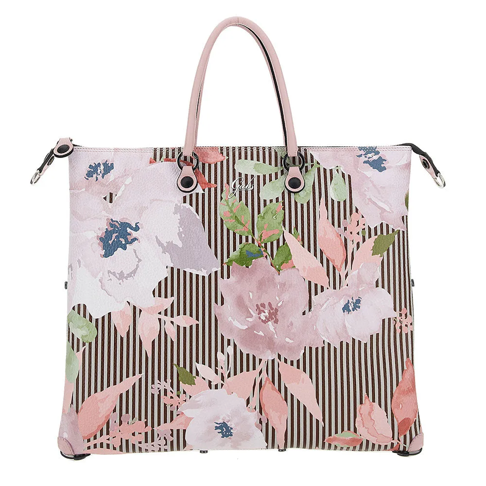 Borsa Donna a Mano con Tracolla GABS G3 PLUS Holiday in Pelle stampa Peonia Toni Caldi Media