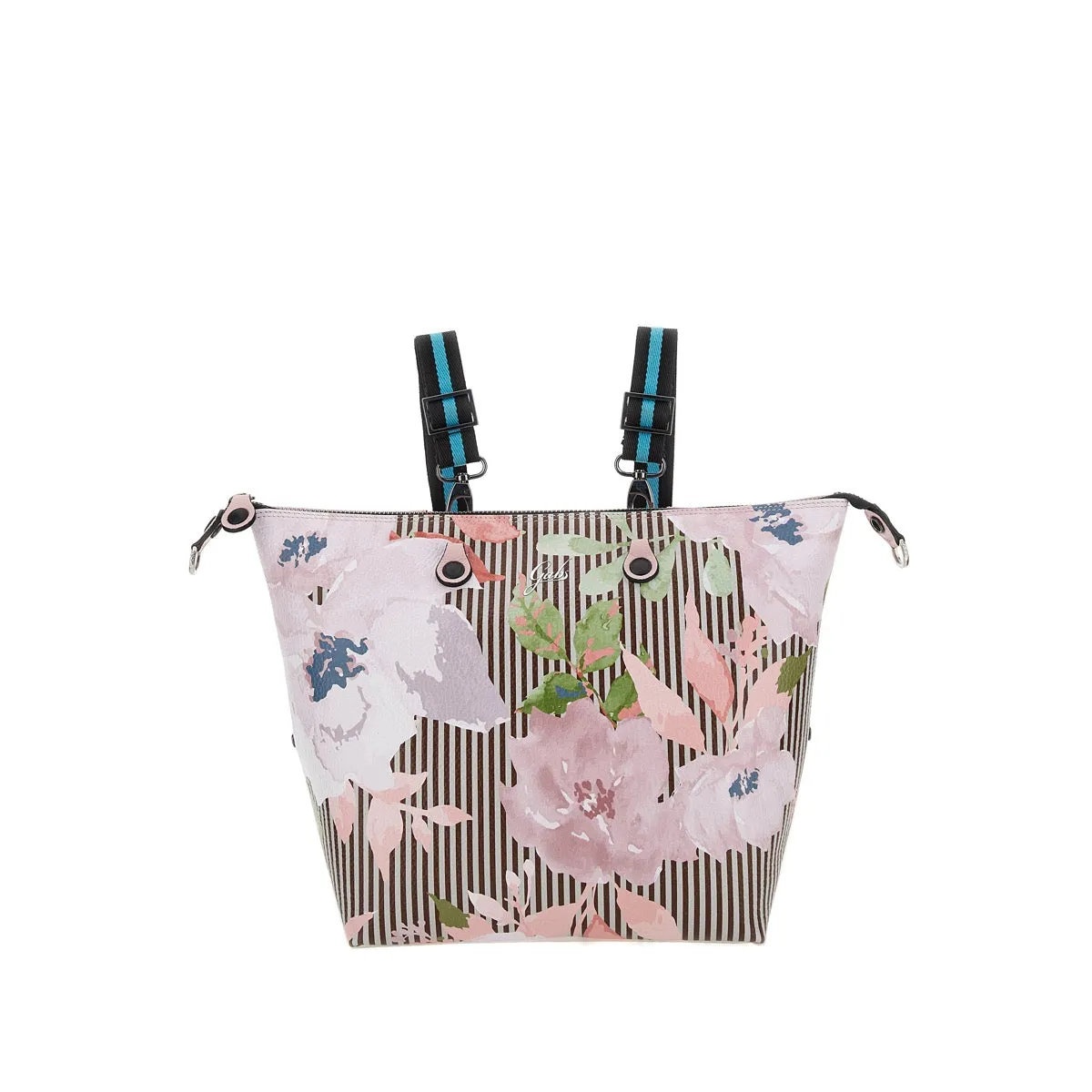 Borsa Donna a Mano con Tracolla GABS G3 PLUS Holiday in Pelle stampa Peonia Toni Caldi Media