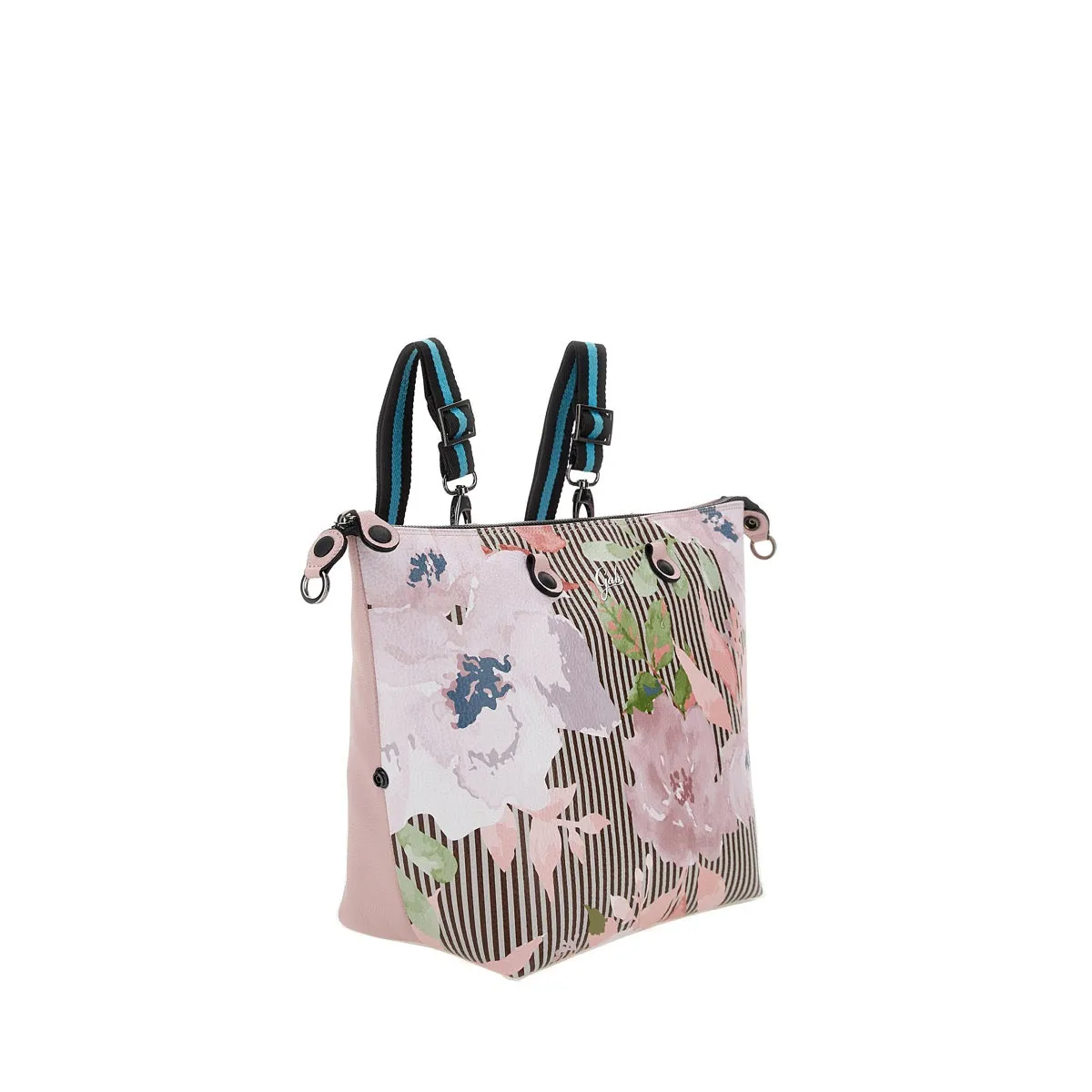 Borsa Donna a Mano con Tracolla GABS G3 PLUS Holiday in Pelle stampa Peonia Toni Caldi Media