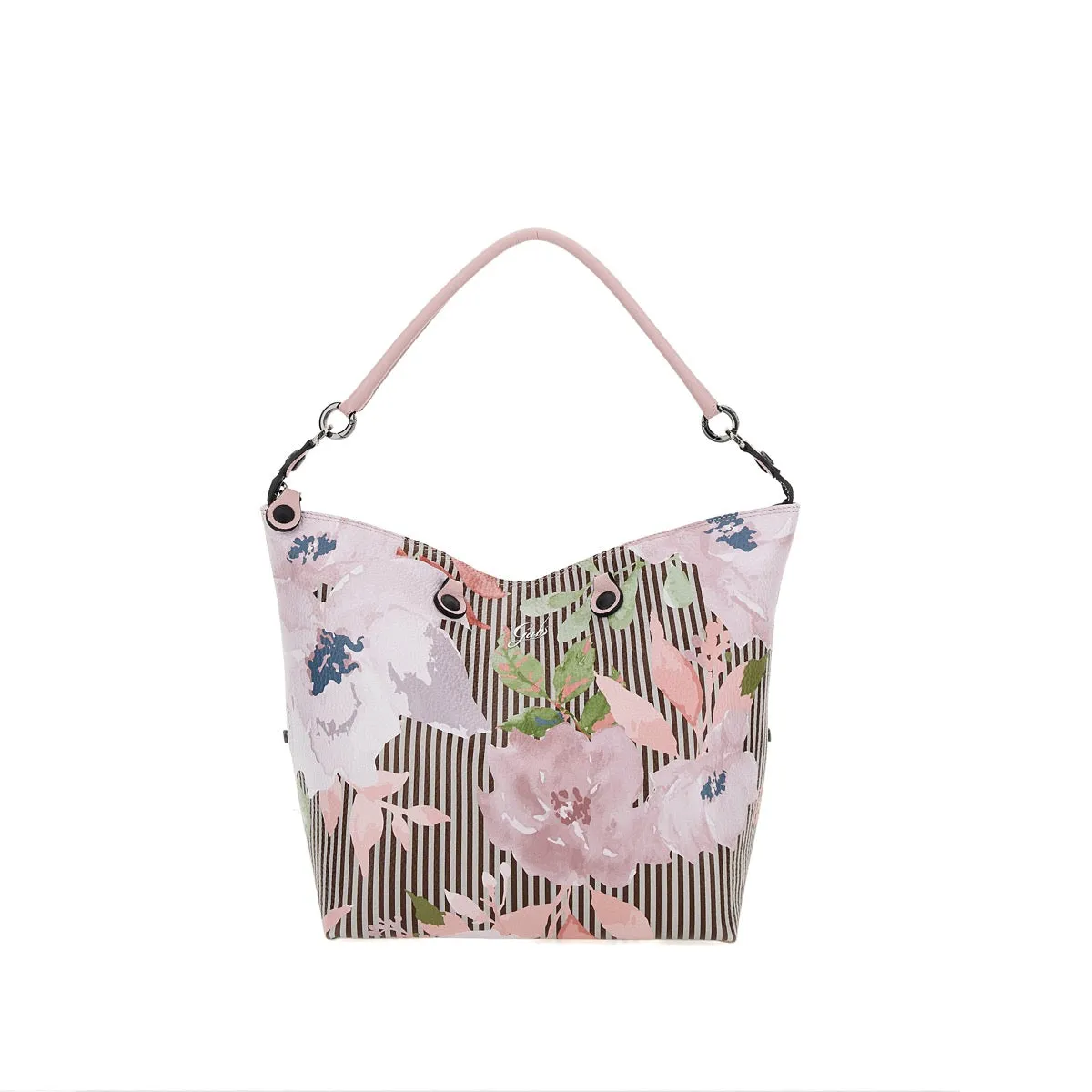 Borsa Donna a Mano con Tracolla GABS G3 PLUS Holiday in Pelle stampa Peonia Toni Caldi Media