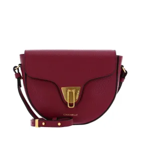 Borsa Donna a Tracolla COCCINELLE in Pelle linea Beat Soft Medium colore Garnet Red