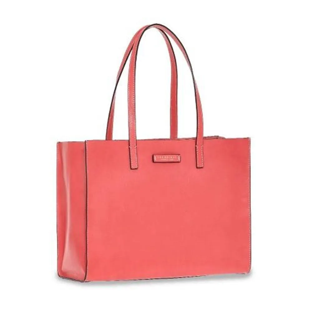 Borsa Donna Shopper THE BRIDGE Linea Mirra in Pelle color Salmone