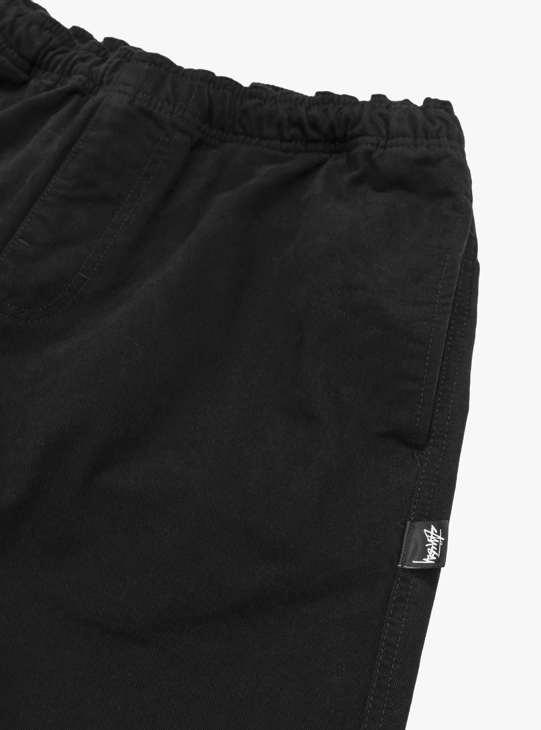 Brushed Beach Pant Black