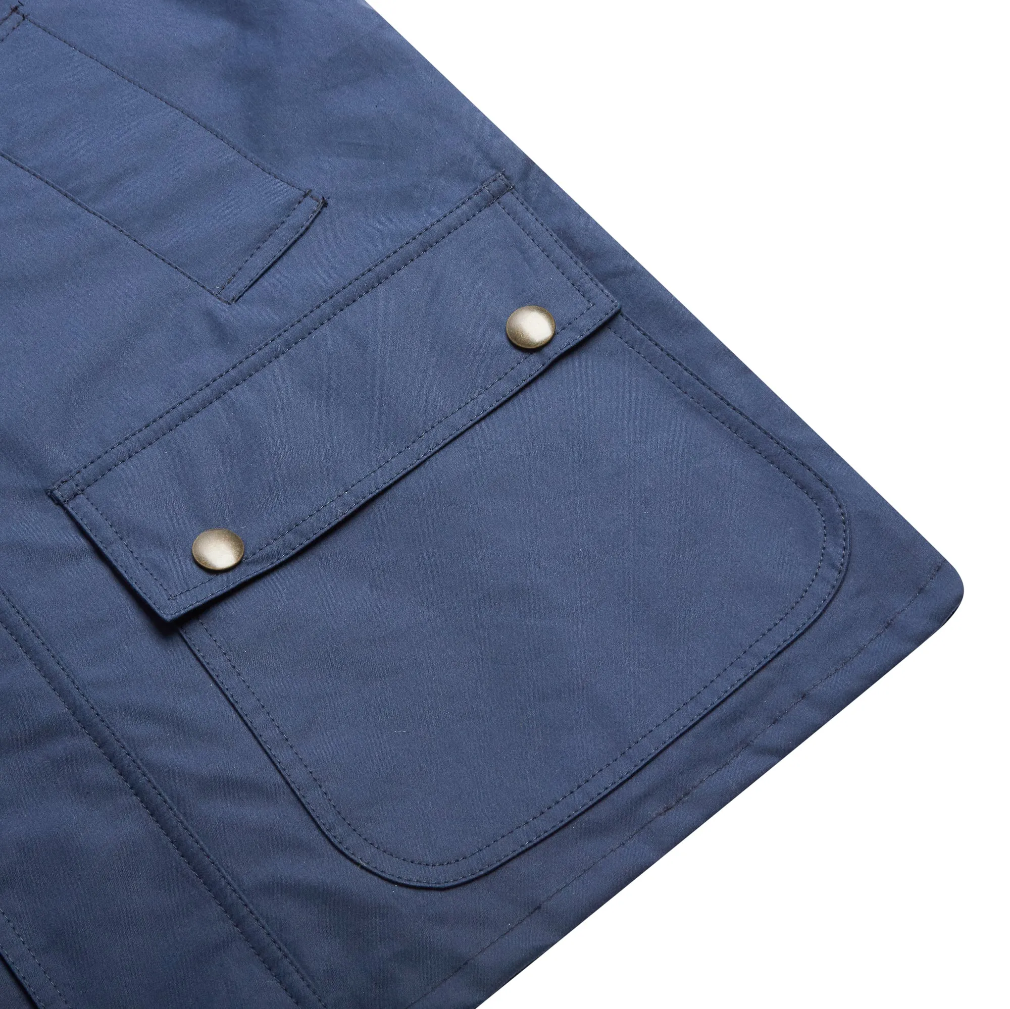 Burrows & Hare Trinity Wax Jacket - Navy