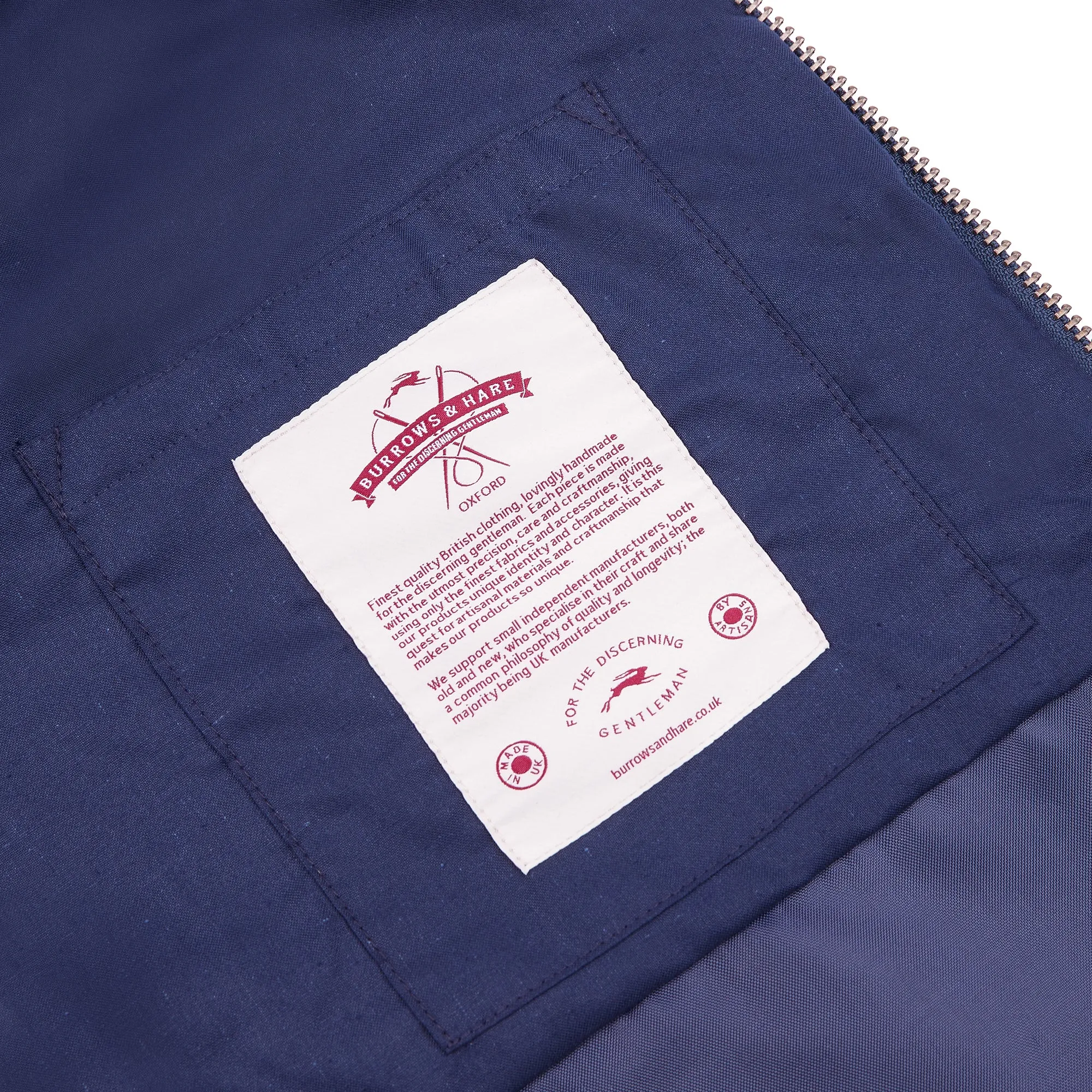 Burrows & Hare Trinity Wax Jacket - Navy