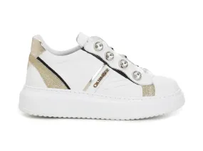 CafèNoir donna sneakers stringate tomaia pelle