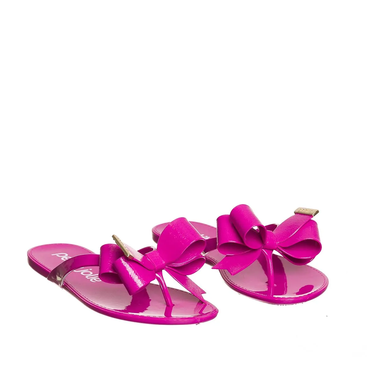 Cerise Pink Big Bow Sandals