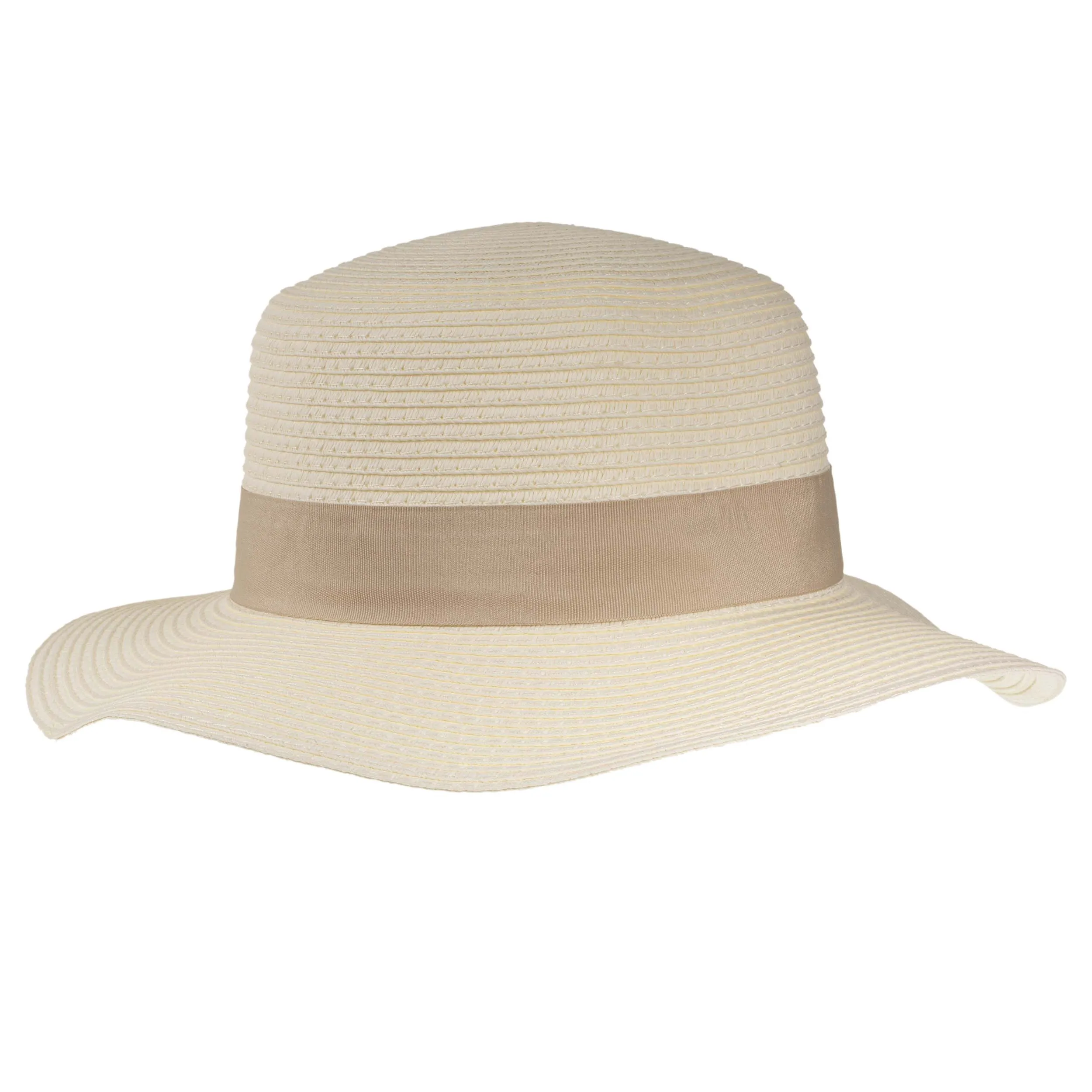 Chapeau canotier Beige