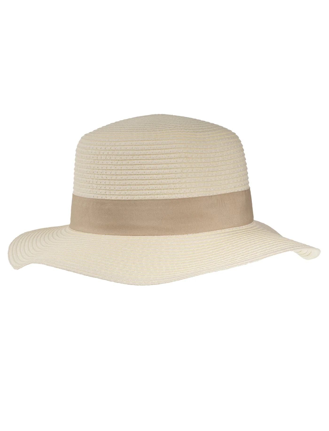 Chapeau canotier Beige