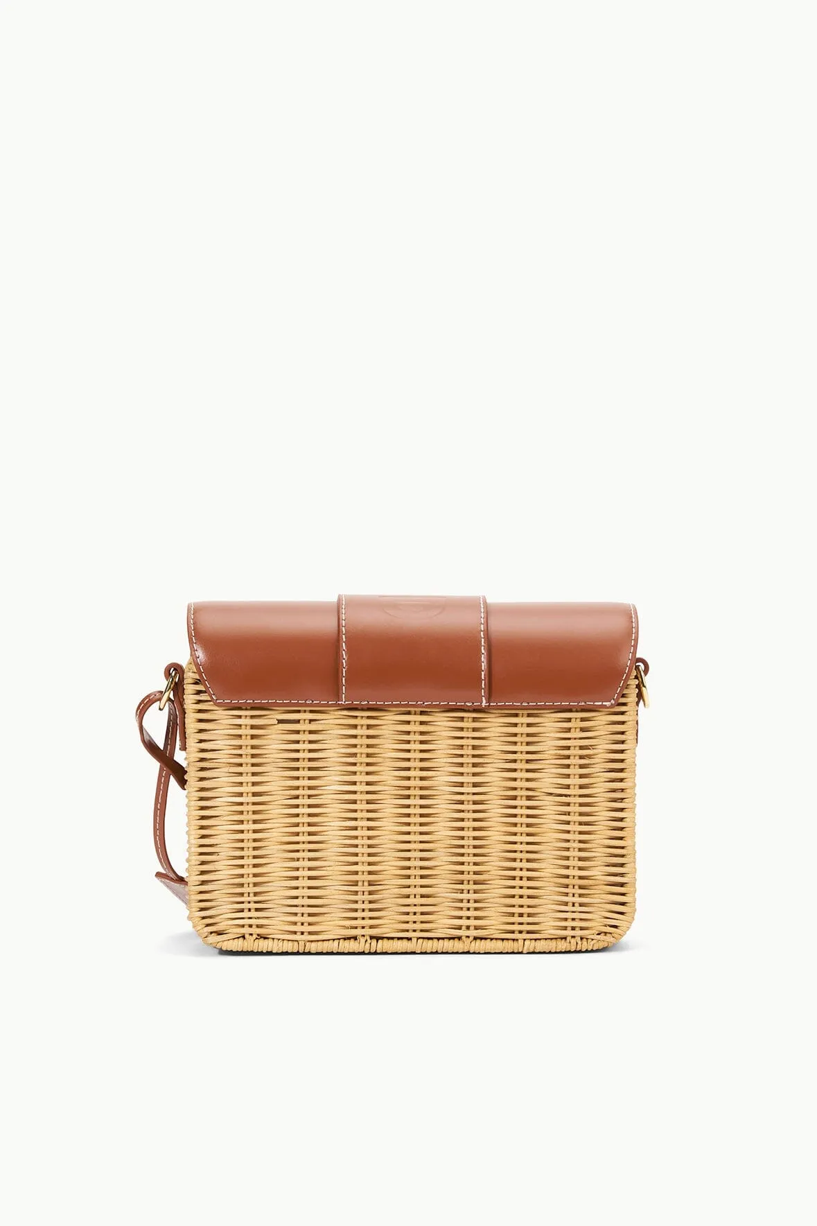 CHARLI WICKER CROSSBODY BAG | NATURAL