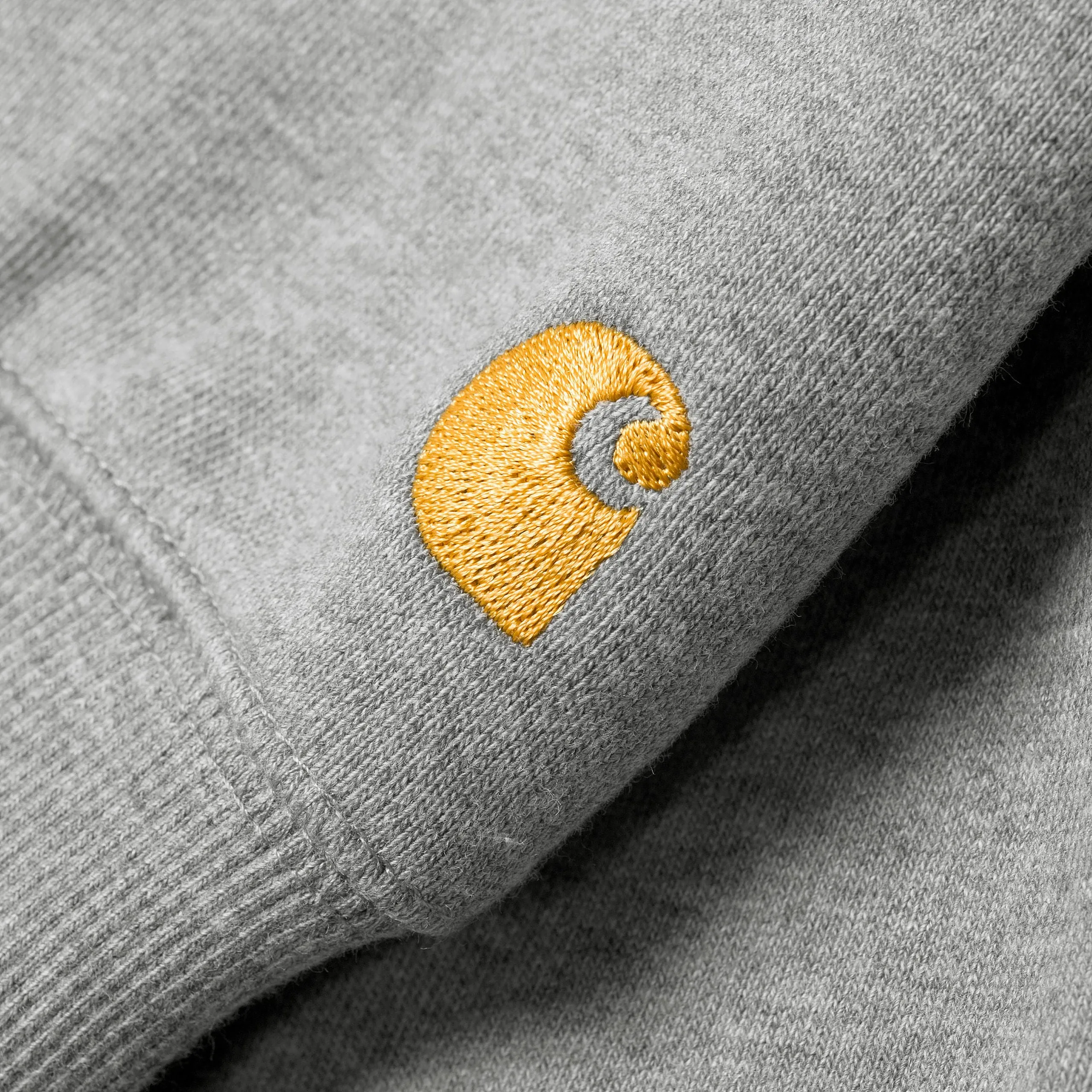 Chase Hooded Sweat - Grey Heather/Gold