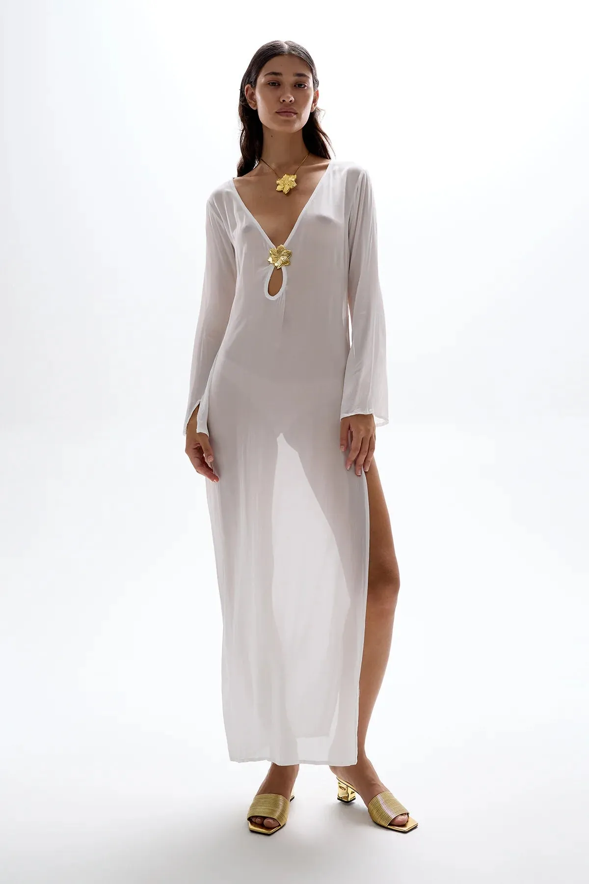 Cin Cin - Hotline Maxi Dress - Pearl