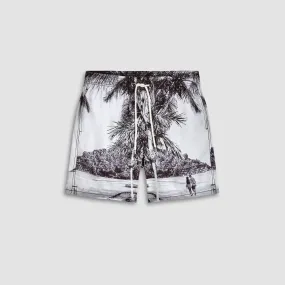 Cosmo Tropical Photoprint Swim Trunks