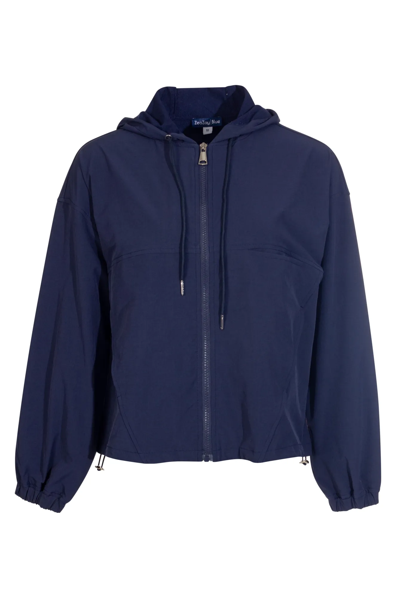 Crop length Showerproof Jacket | INDIGO | 2201ZZ