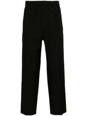 DRAWSTRING-WAIST WIDE-LEG TROUSERS