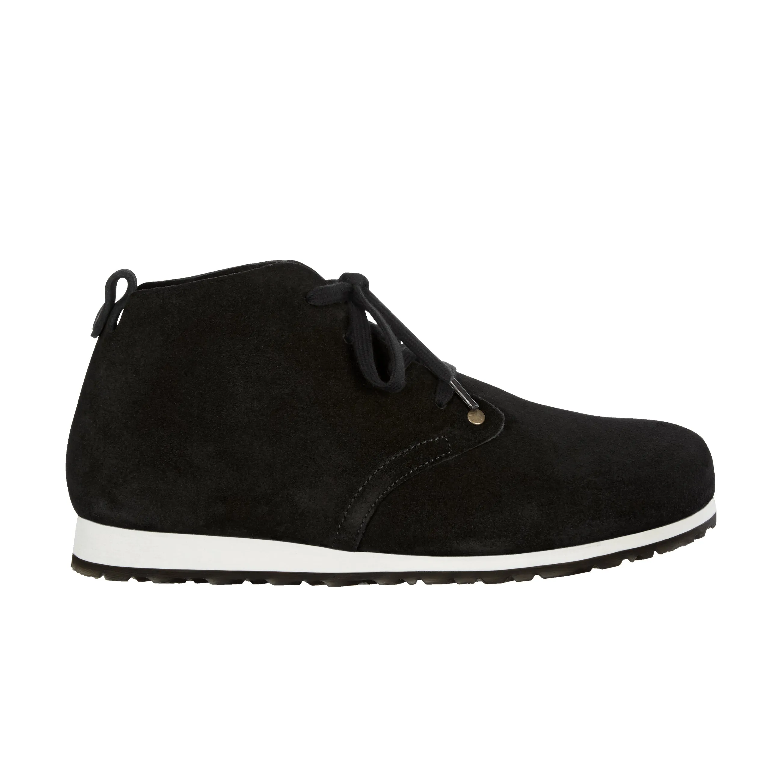 Dundee Plus Ladies Black Suede Leather