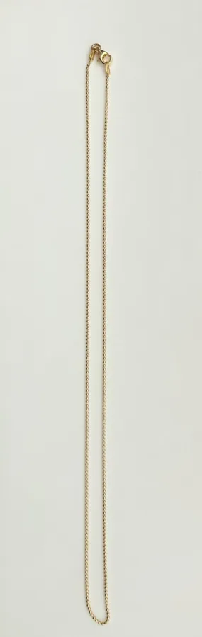 ESSENTIALS Pois Boule Silver Necklace