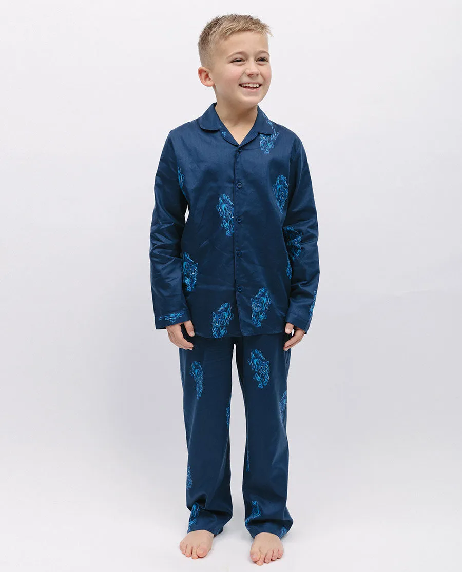 Felix Boys Panther Print Pyjama Set