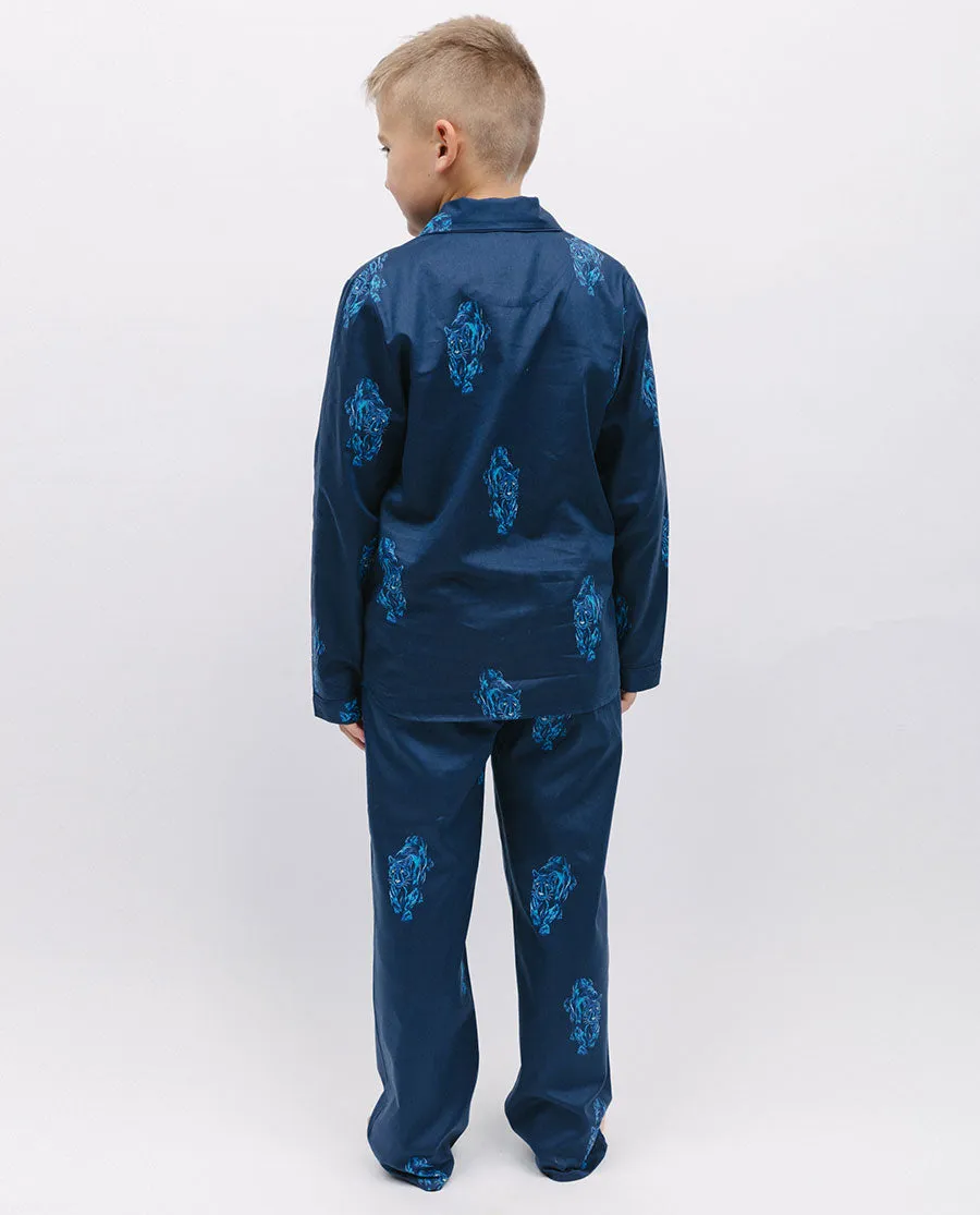 Felix Boys Panther Print Pyjama Set