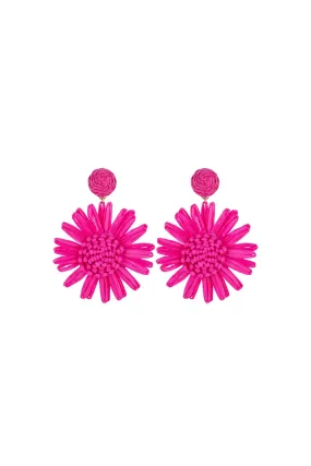 FIESTA EARRING BELLA DAISY PINK