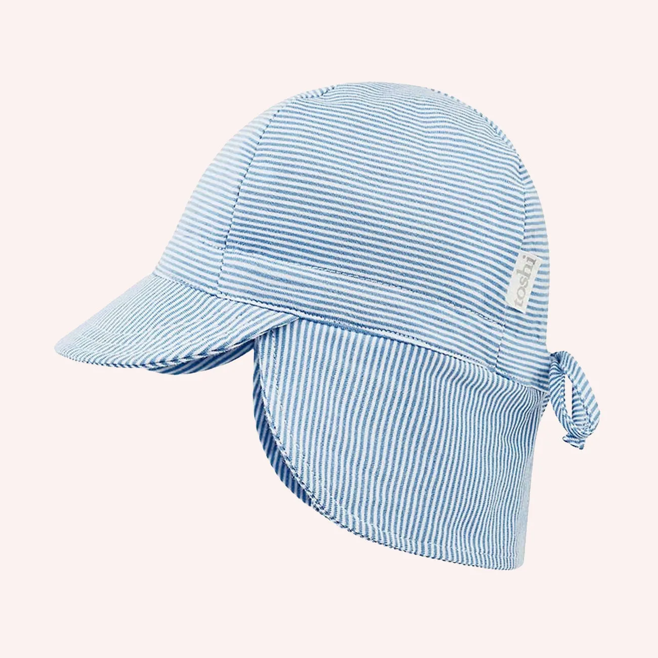 Flap Cap Baby - Sky