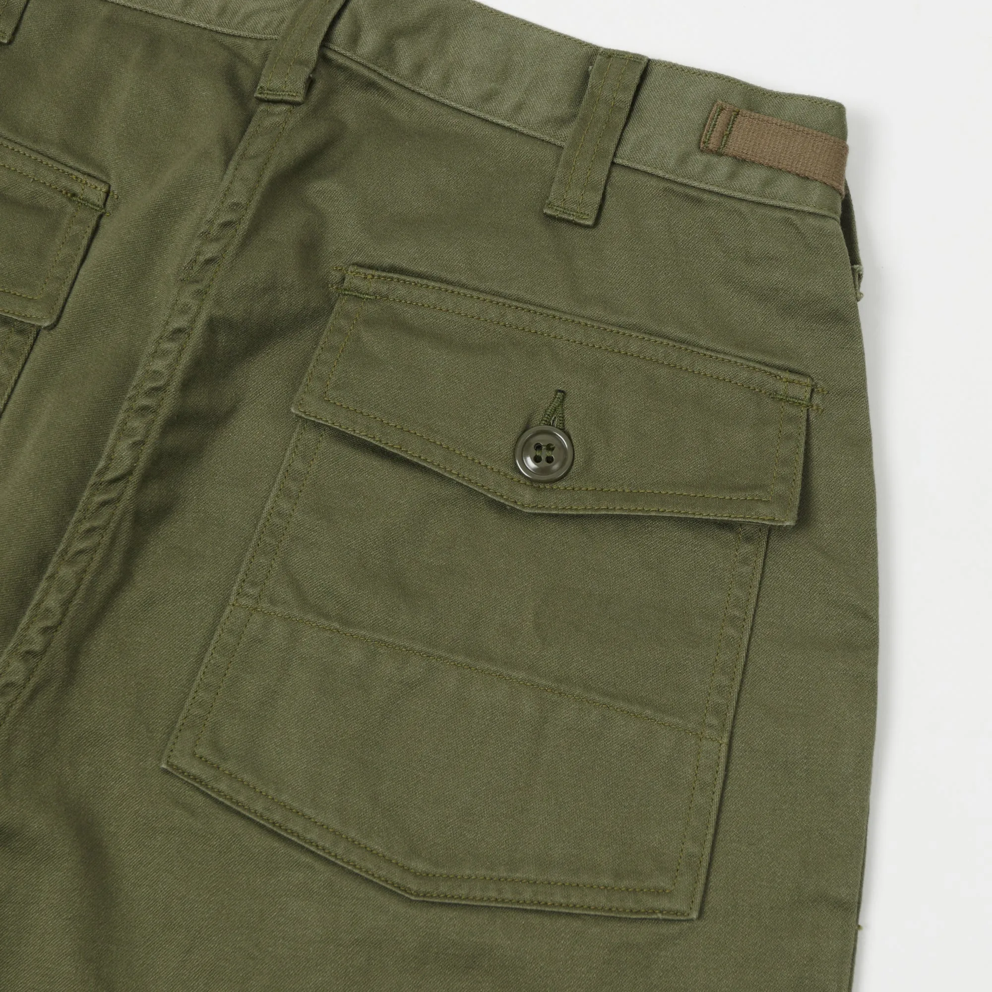 Freewheelers 1922020 'Sidewinder' Military Short - Olive