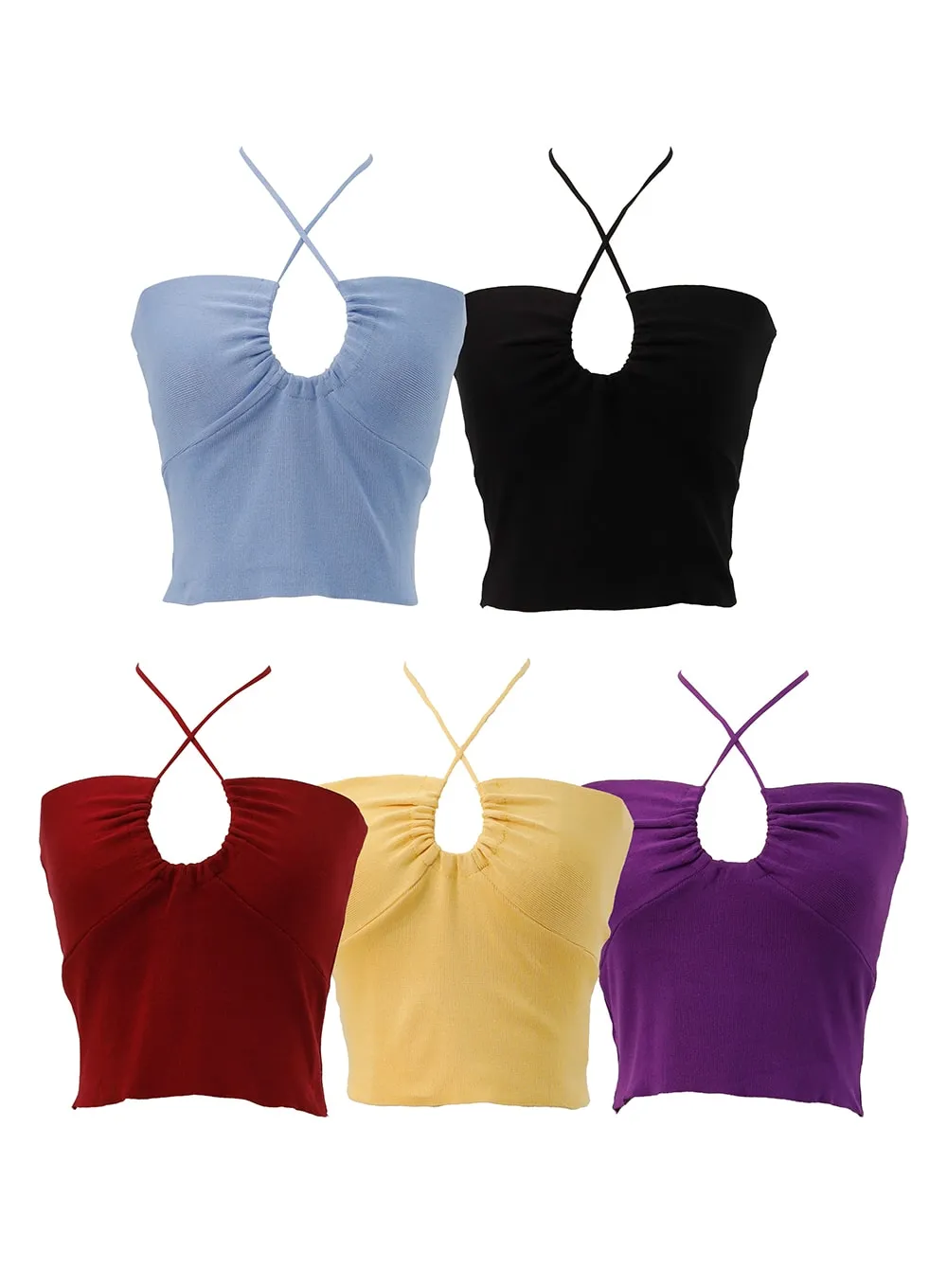 Halter-Neck Crop Top IG320