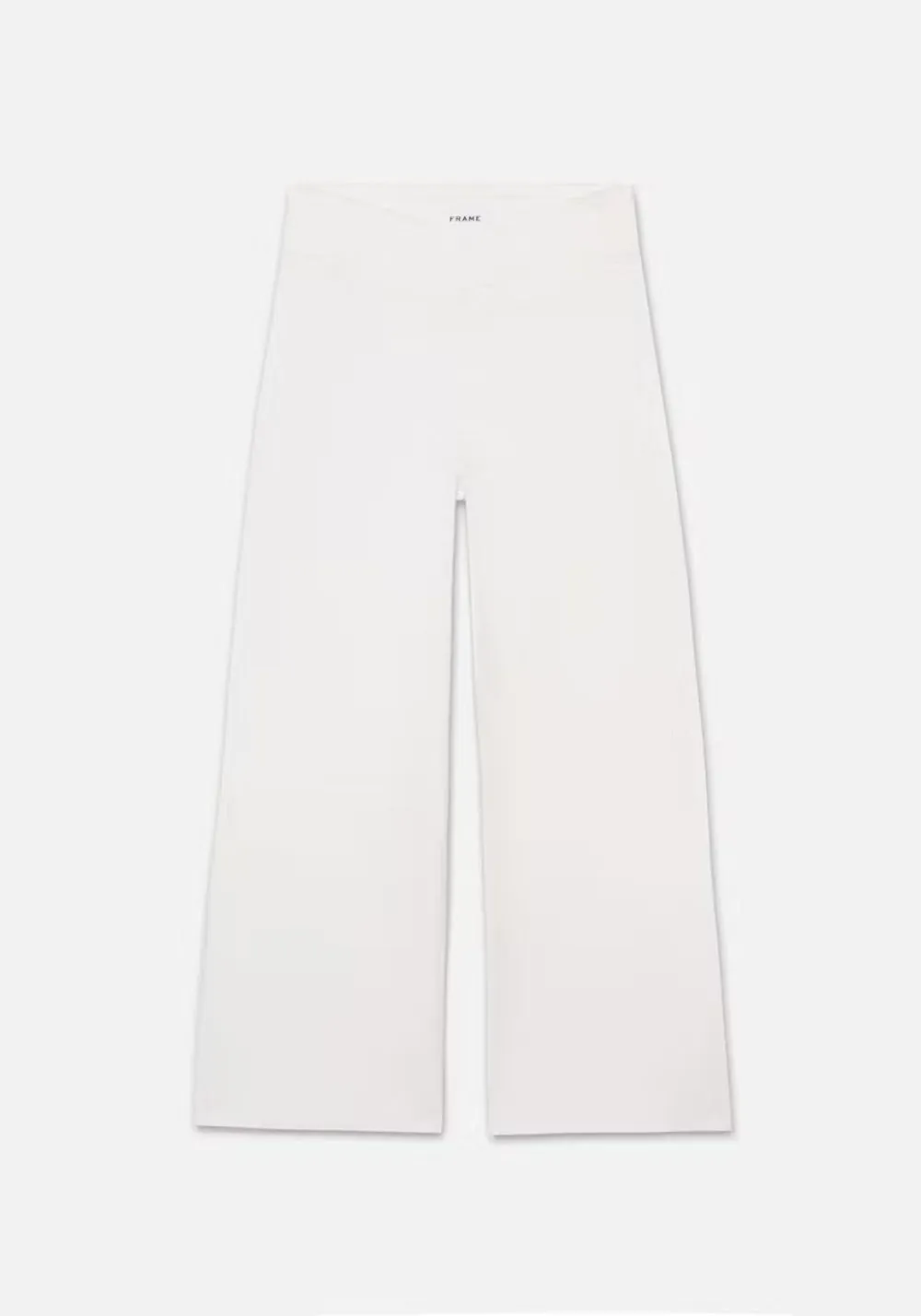 JETSET WIDE LEG CROP (WHITE) - FRAME