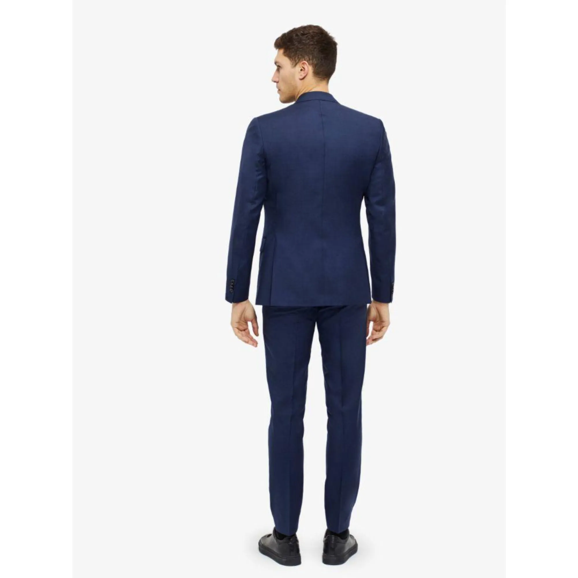 J.Lindeberg Donnie Chin Mohair Blazer - MID BLUE