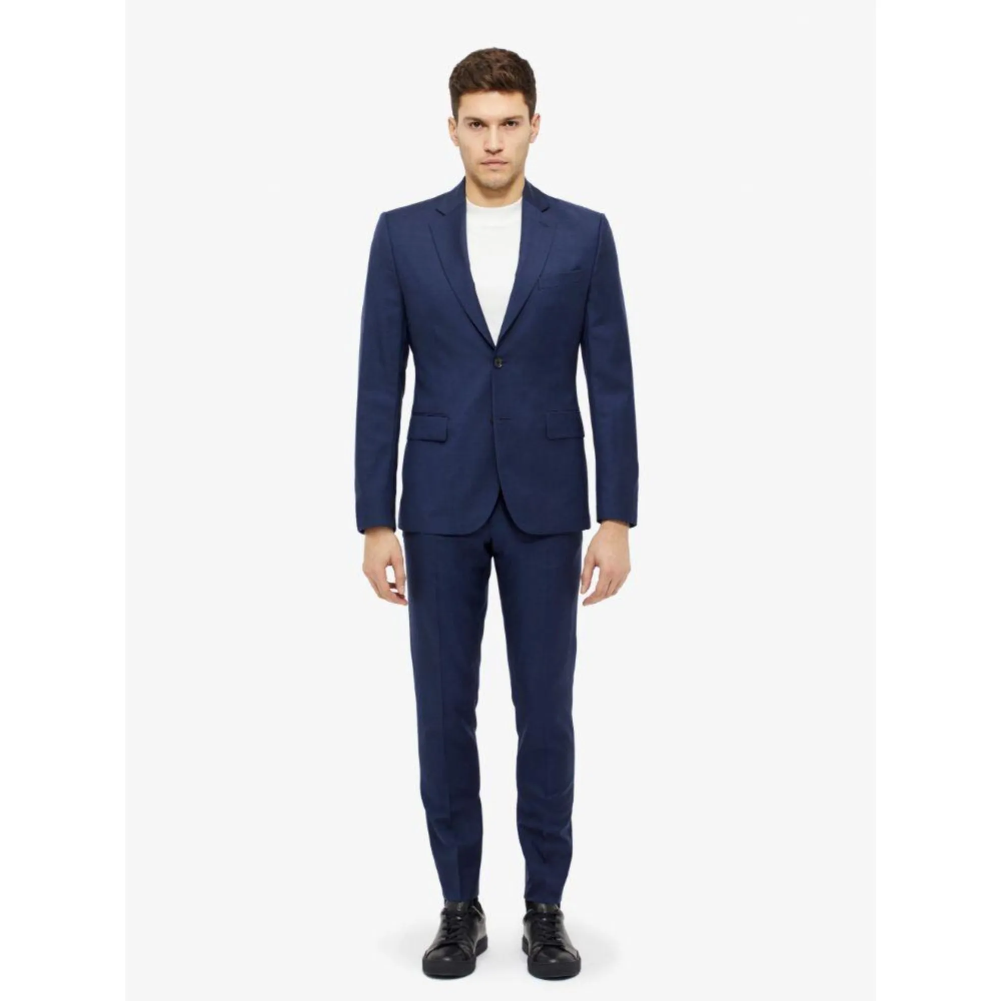 J.Lindeberg Donnie Chin Mohair Blazer - MID BLUE