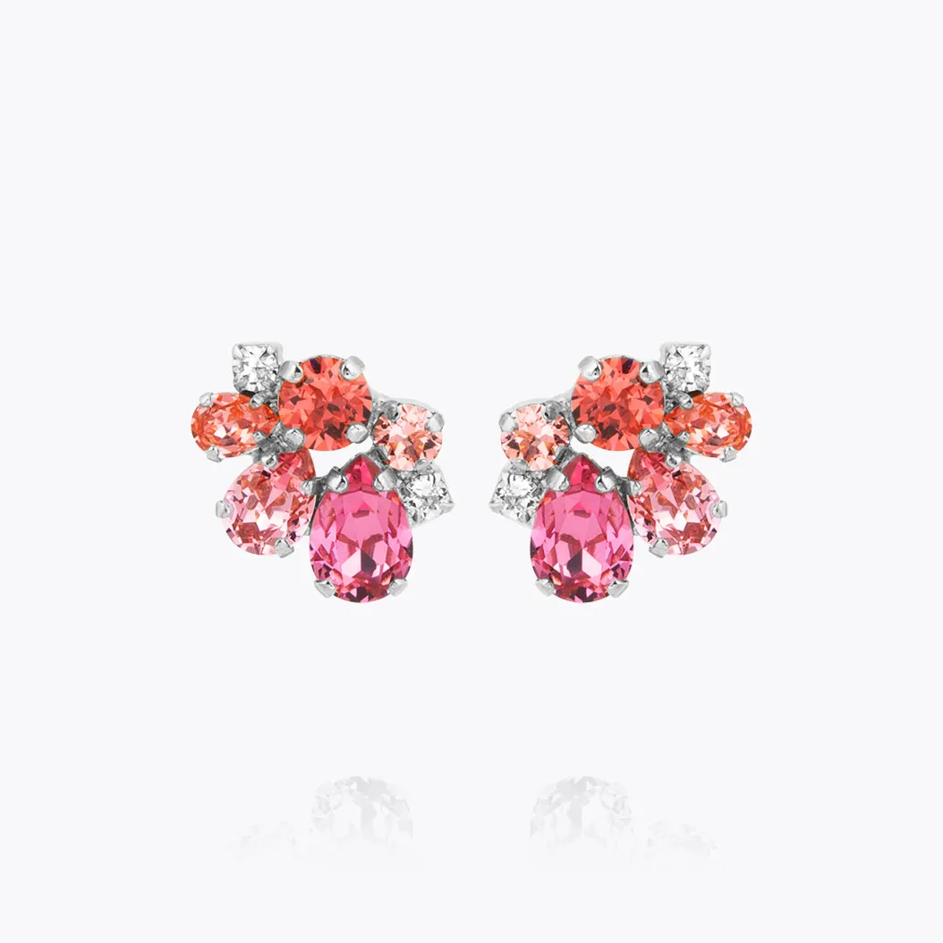 Katie Earrings / Coral Combo