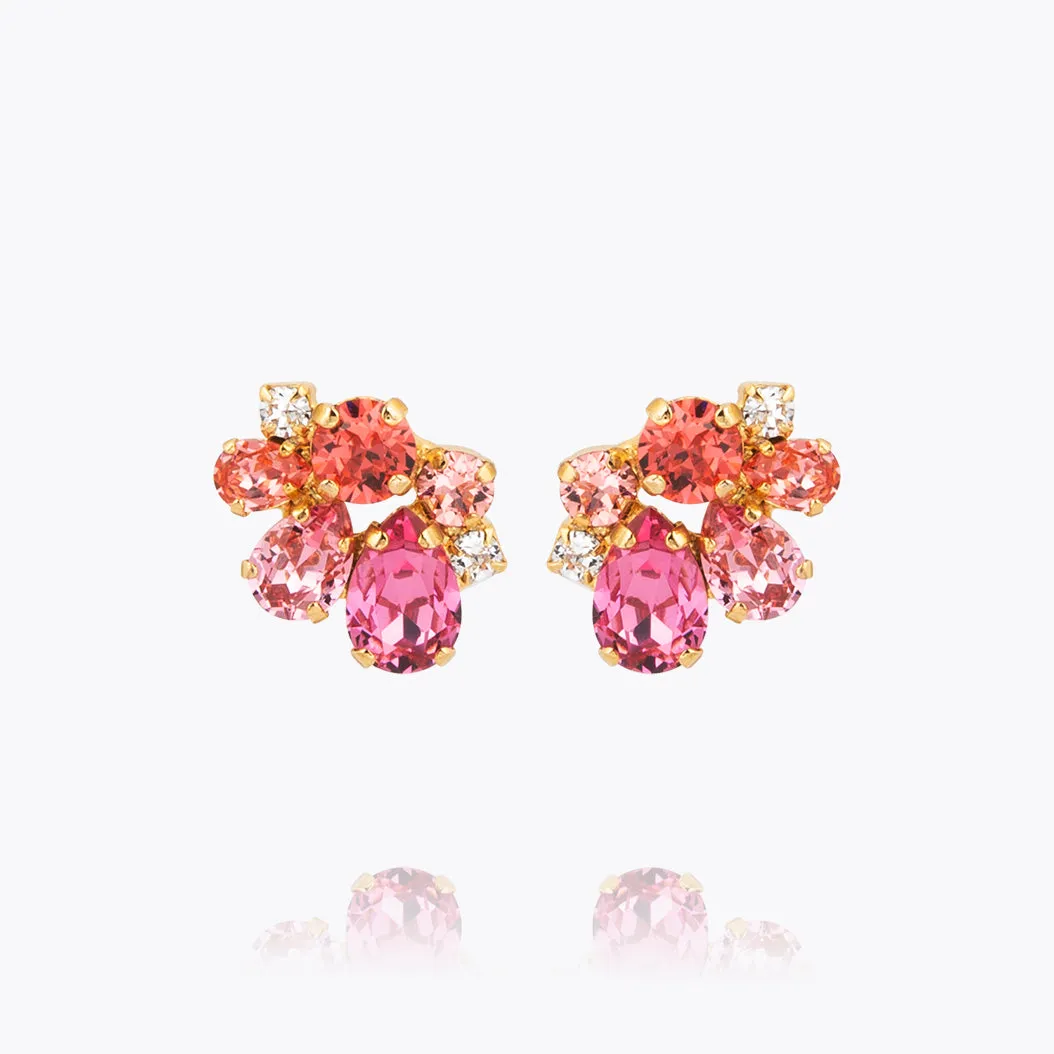 Katie Earrings / Coral Combo