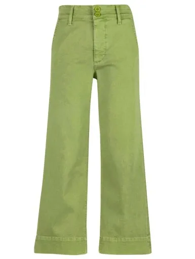 Kut Charlotte-Wide Leg Crop Pants - Pear