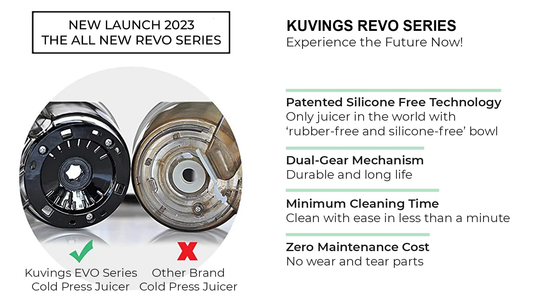 Kuvings REVO Series Professional Cold Press Whole Slow Juicer, World's First Juicer with Patented Automatic-Cutting Auger to reduce juicing time (REVO830 Red   Smoothie & Sorbet)