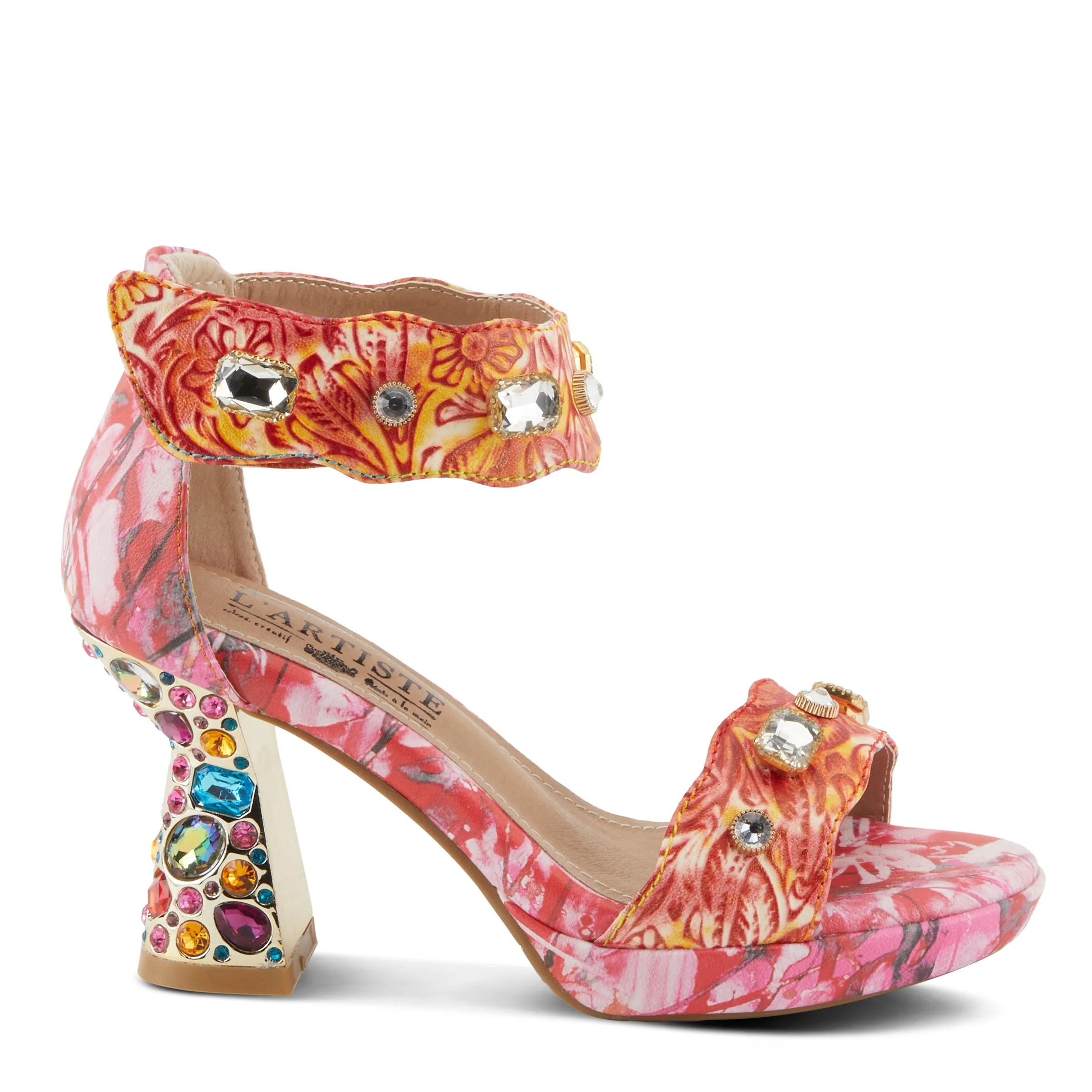 L'ARTISTE JEWELL CLOSED BACK SANDALS