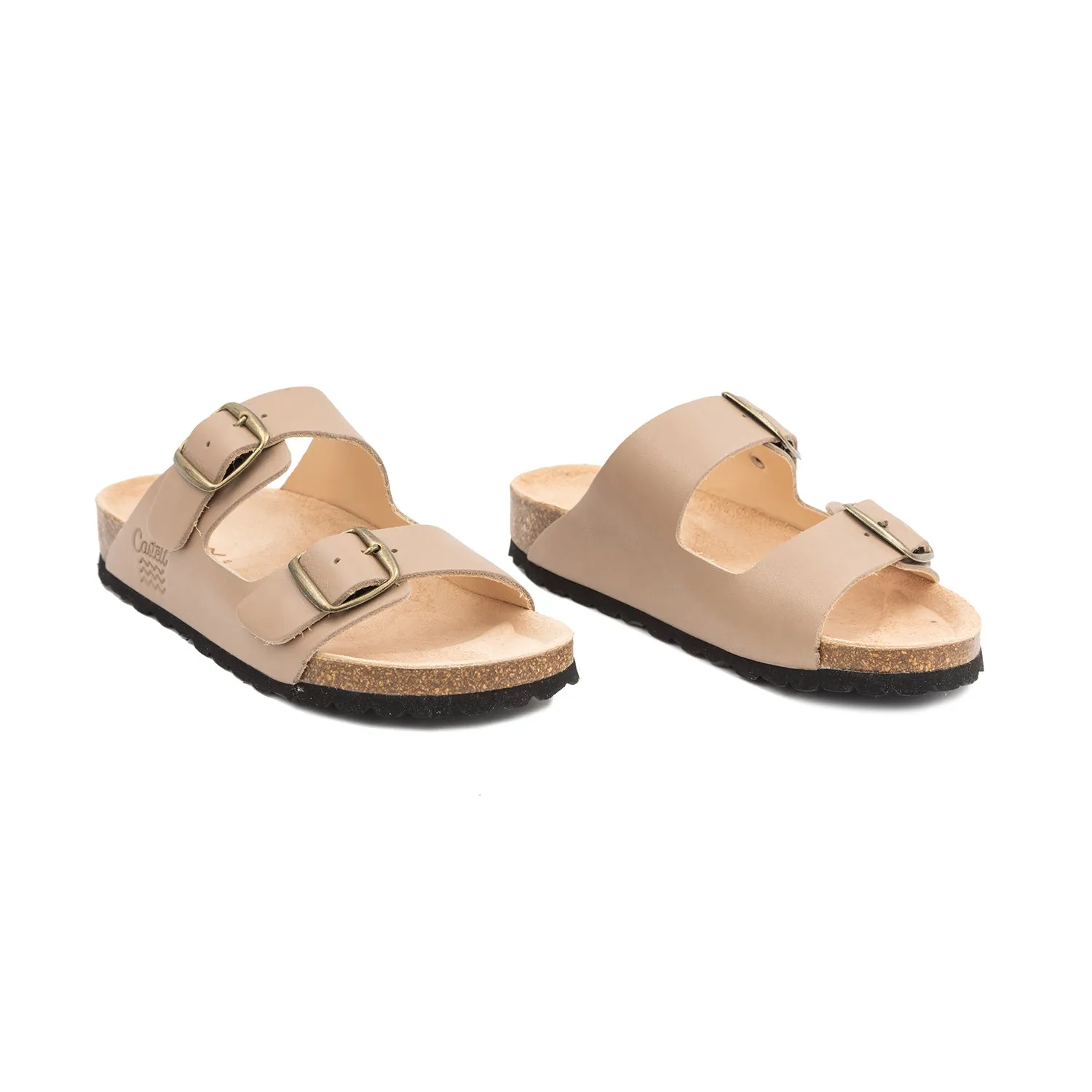 Leather Sandal For Women - Greco Benestar 1727H Ciervo