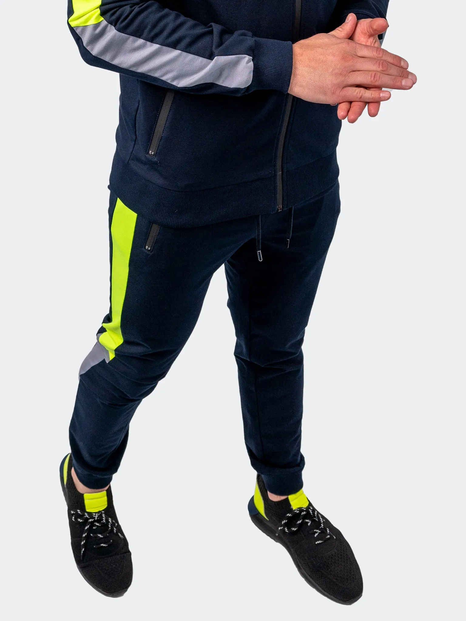 Maceoo Athleisure | Jogger Level Blue