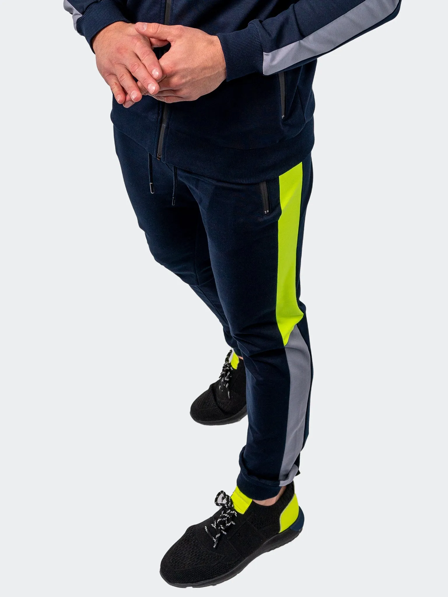 Maceoo Athleisure | Jogger Level Blue